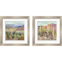 Framed 'High Desert 2 Piece Framed Art Print Set' border=