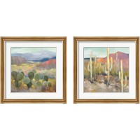 Framed 'High Desert 2 Piece Framed Art Print Set' border=