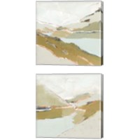 Framed 'Fading Valley 2 Piece Canvas Print Set' border=