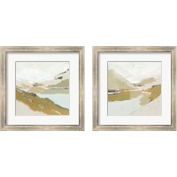 Framed 'Fading Valley 2 Piece Framed Art Print Set' border=