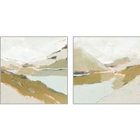 Framed 'Fading Valley 2 Piece Art Print Set' border=