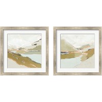 Framed 'Fading Valley 2 Piece Framed Art Print Set' border=
