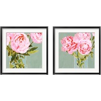 Framed Popping Peonies 2 Piece Framed Art Print Set