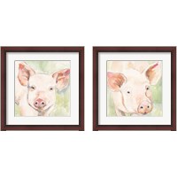 Framed Sunny the Pig 2 Piece Framed Art Print Set