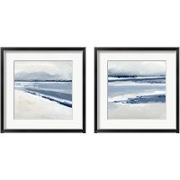 Framed Beach Stripes 2 Piece Framed Art Print Set