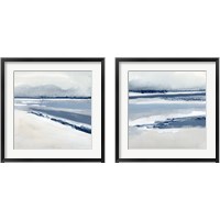 Framed Beach Stripes 2 Piece Framed Art Print Set