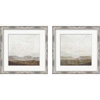Framed Burnished Mountains 2 Piece Framed Art Print Set