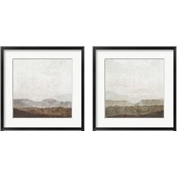 Framed Burnished Mountains 2 Piece Framed Art Print Set