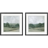 Framed Soft Evening Landscape 2 Piece Framed Art Print Set