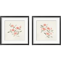 Framed Sweet Florals 2 Piece Framed Art Print Set