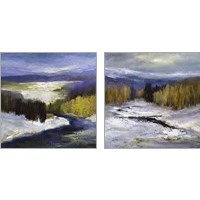 Framed Winter  2 Piece Art Print Set