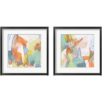 Framed 'Candied Sherbet 2 Piece Framed Art Print Set' border=