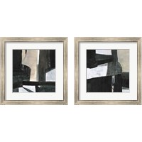 Framed Deconstructed Ebony 2 Piece Framed Art Print Set