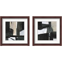 Framed Deconstructed Ebony 2 Piece Framed Art Print Set