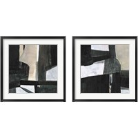 Framed 'Deconstructed Ebony 2 Piece Framed Art Print Set' border=
