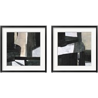 Framed 'Deconstructed Ebony 2 Piece Framed Art Print Set' border=