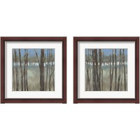 Framed 'Within the Trees 2 Piece Framed Art Print Set' border=