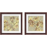 Framed 'Renewed Maple 2 Piece Framed Art Print Set' border=