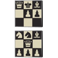 Framed Chess Puzzle 2 Piece Canvas Print Set