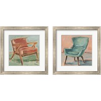 Framed 'Have a Seat 2 Piece Framed Art Print Set' border=