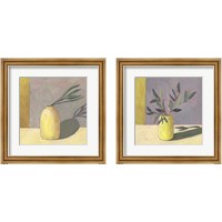 Framed Yellow Vase 2 Piece Framed Art Print Set