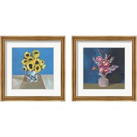 Framed Cottage Bouquet 2 Piece Framed Art Print Set