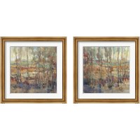 Framed Kaleidoscopic Forest 2 Piece Framed Art Print Set