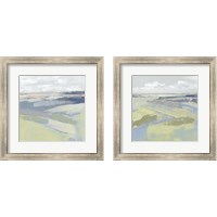 Framed 'Pastel Prairie 2 Piece Framed Art Print Set' border=