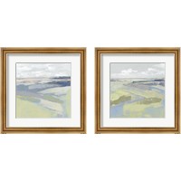 Framed 'Pastel Prairie 2 Piece Framed Art Print Set' border=