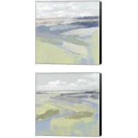 Framed 'Pastel Prairie 2 Piece Canvas Print Set' border=