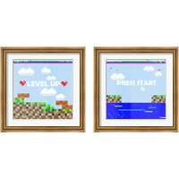 Framed Level Up 2 Piece Framed Art Print Set