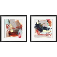 Framed Abstract Metro Maps 2 Piece Framed Art Print Set