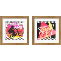 Framed 'Rad Times 2 Piece Framed Art Print Set' border=