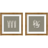 Framed 'Laundry Tips  2 Piece Framed Art Print Set' border=