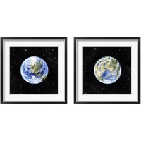 Framed Earth From Afar 2 Piece Framed Art Print Set