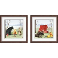 Framed 'Camp Crashers 2 Piece Framed Art Print Set' border=