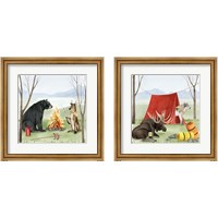 Framed 'Camp Crashers 2 Piece Framed Art Print Set' border=