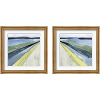 Framed 'Pastel Perspective 2 Piece Framed Art Print Set' border=