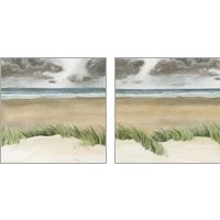 Framed 'Dune Views 2 Piece Art Print Set' border=