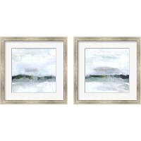 Framed 'Walk in Winter 2 Piece Framed Art Print Set' border=