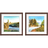 Framed Down Stream 2 Piece Framed Art Print Set