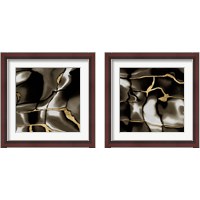Framed Golden Shimmer  2 Piece Framed Art Print Set