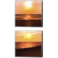 Framed 'Sunset Dreams 2 Piece Canvas Print Set' border=