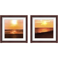 Framed 'Sunset Dreams 2 Piece Framed Art Print Set' border=