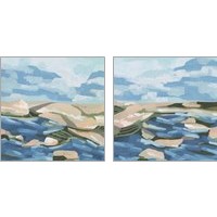 Framed 'Sand Hills 2 Piece Art Print Set' border=