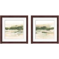 Framed 'Marsh at Dusk 2 Piece Framed Art Print Set' border=