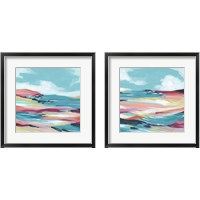 Framed Chromatic Coast 2 Piece Framed Art Print Set