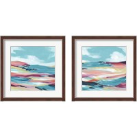 Framed Chromatic Coast 2 Piece Framed Art Print Set