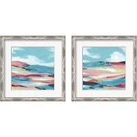 Framed Chromatic Coast 2 Piece Framed Art Print Set