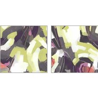 Framed 'Martini Swirl 2 Piece Art Print Set' border=